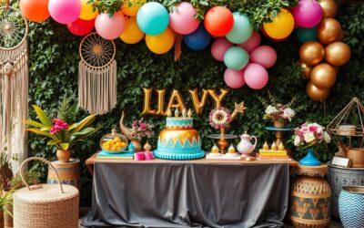 10 inspiracji na urodziny w stylu boho, glamour i retro