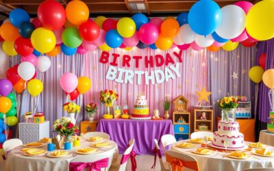 Jakie dekoracje wybrać na urodziny dziecka, by zachwycić najmłodszych